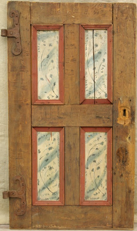 Målad dörr 1760